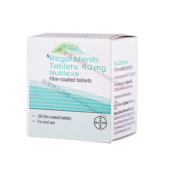 瑞戈非尼Nublexa(拜万戈)Regorafenib 40mg Tablets药厂实拍