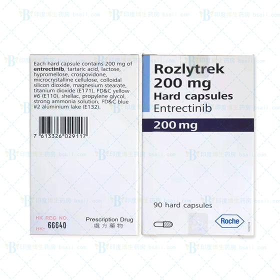 恩曲替尼Rozlytrek(Entrectinib)200mg/90粒 Roche罗氏原研药厂实拍