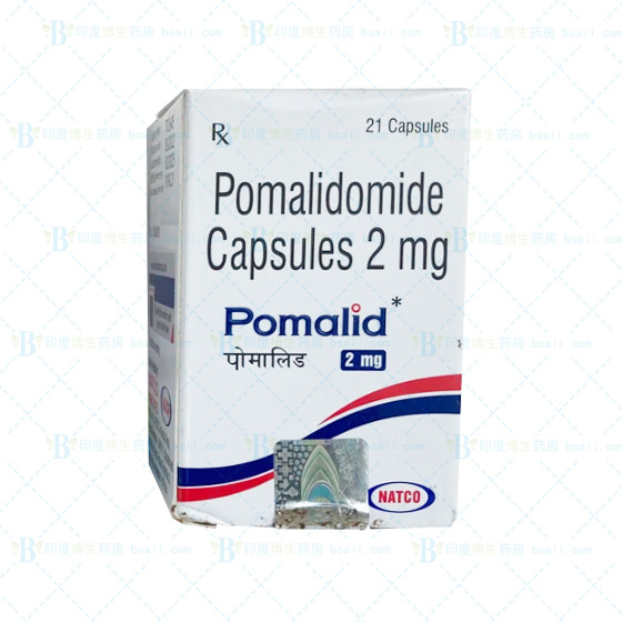 Pomalid印度泊马度胺(pomalidomide)NATCO/2mg*21药厂实拍