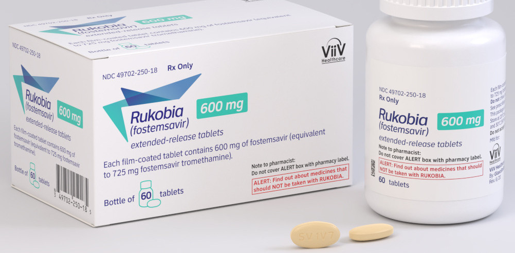 Rukobia用于成人HIV，新的HIV附着抑制剂