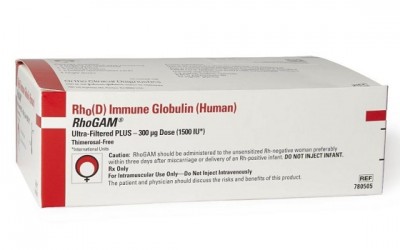 熊猫血RhoGAM（Rhod immune globulin human）免疫球蛋白中文说明书药厂实拍