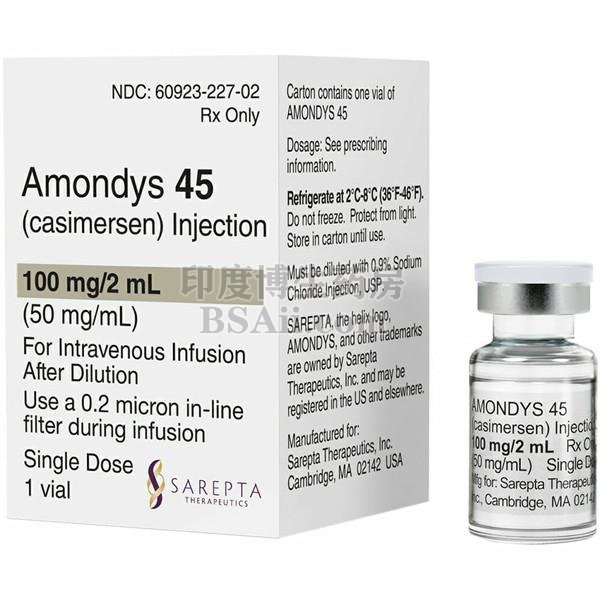 Amondys 45（casimersen）Duchenne肌营养不良症（DMD）新药获