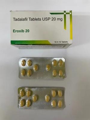 Tadalafil Tablets USP 20mg（他达拉非）Eroxib20为什么不能吃？药厂实拍