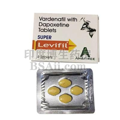 印度艾力达双效片super/levifil（20mg+60mg）多少钱一盒？