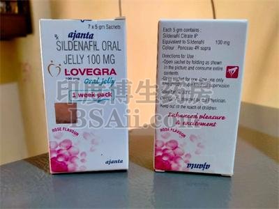 ajanta女用果冻Lovegra Oral Jelly效果好吗？药厂实拍