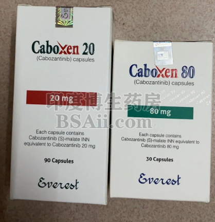 卡博替尼（XL184）每日用量是多