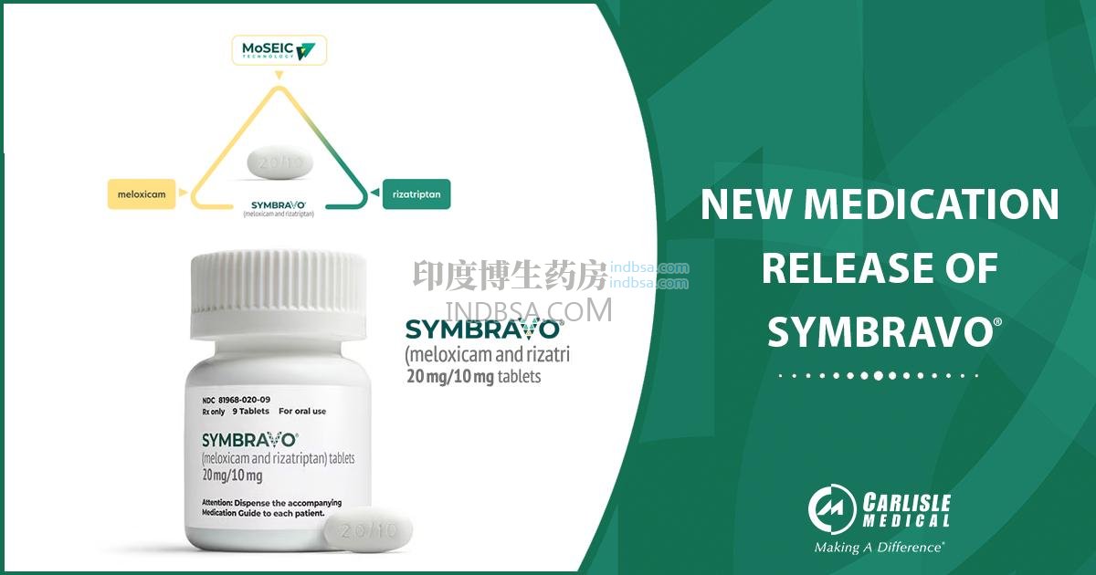 FDA批准Symbravo美洛昔康和利扎曲坦用于成人伴有或